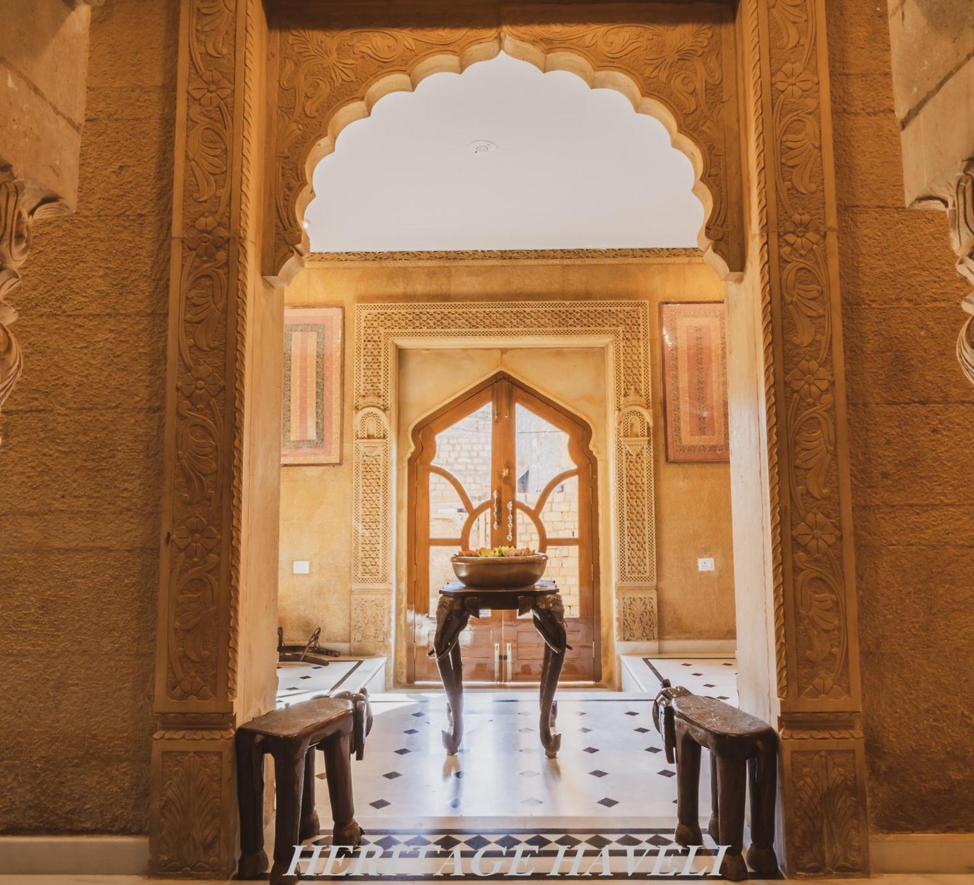 ג'איסלמר Hotel Heritage Haveli מראה חיצוני תמונה
